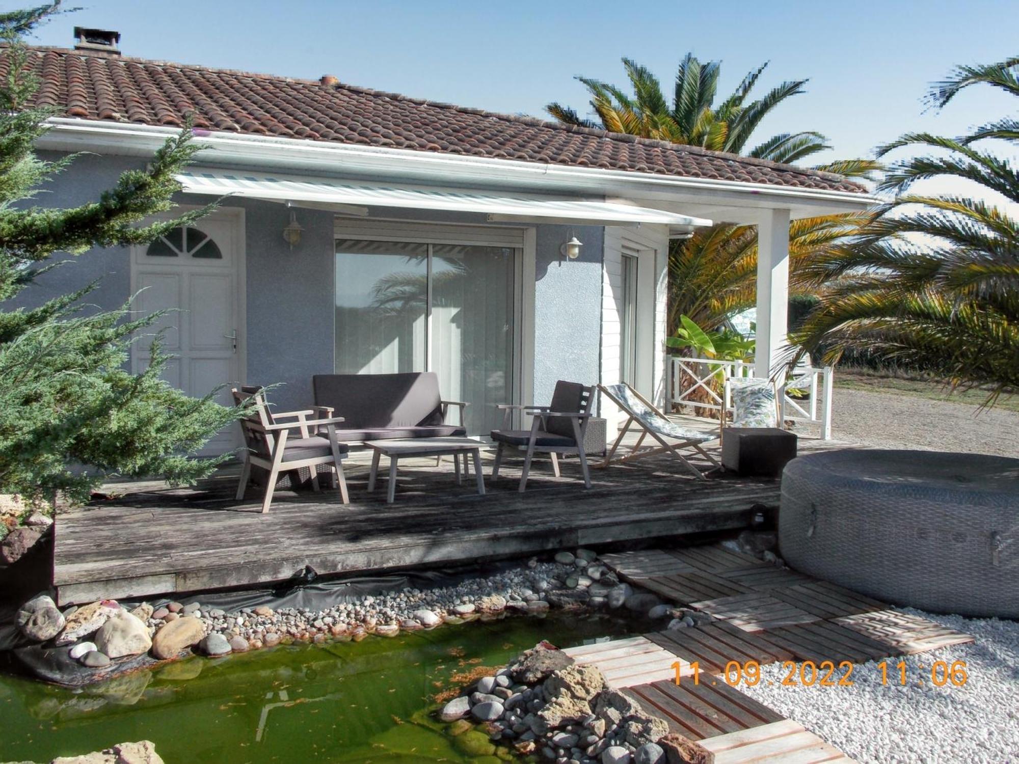 Maison Authentique Avec Spa Pres De Dax Et Son Jardin Villa Angoumé Exterior foto